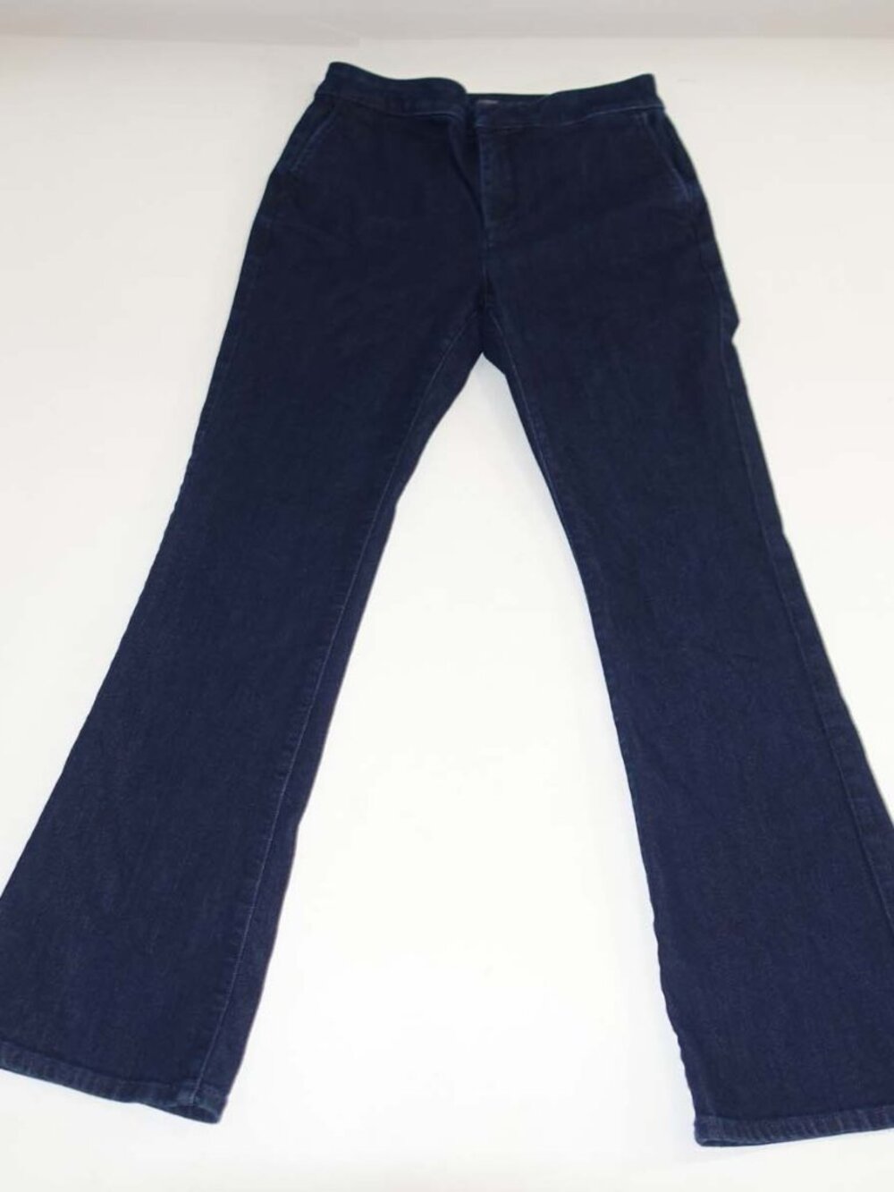 J. Crew Women's Signature Trouser Jeans Size 29 Dark Blue High Rise 30.5" Inseam